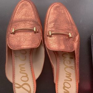 SAM EDELMAN ROSE GOLD FLATS